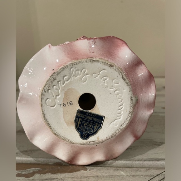 Vintage Arnart Cherchez La Femme Figurine Lady Dress /w Roses #7616 Japan 1950 - Picture 5 of 8